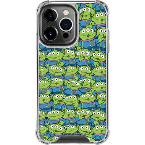 Disney Toy Story Alien Collage iPhone 16 Pro Clear Case
